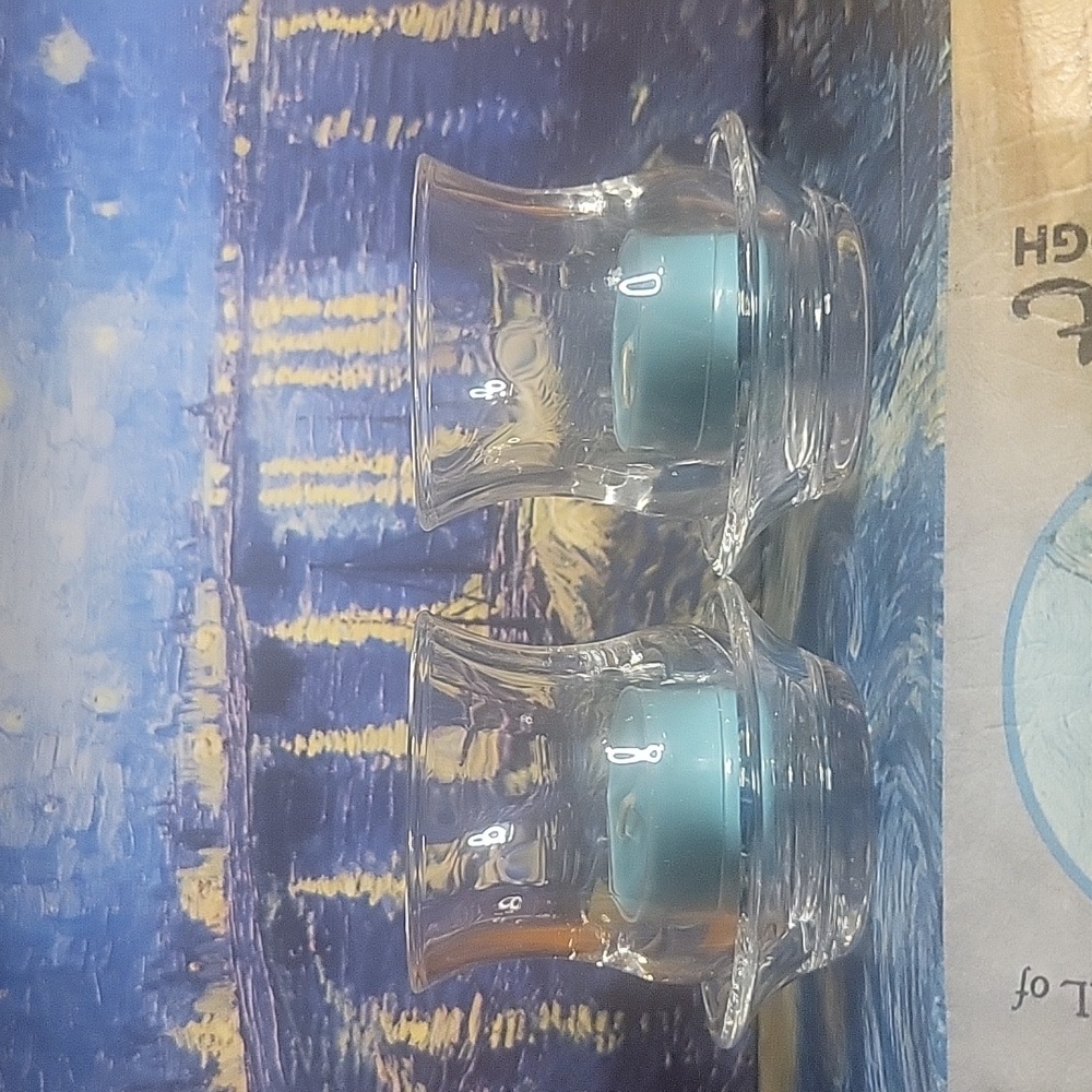 Partylite Candle holders. Glass